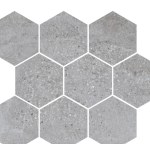 CHAMBER Gray Hexagon Mosaic