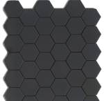 CLASSIC Black 2x2 Hex Mosaic