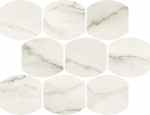 HATTIE Calacatta Lincoln Lens Mosaic