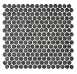 MASSA Nero Pennyround Mosaic