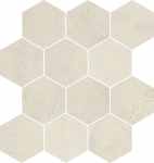 SEDONA White Hexagon Mosaic