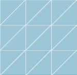 CORAL Cielo Triangle Mosaic