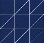 CORAL Cobalto Triangle Mosaic