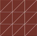 CORAL Granata Triangle Mosaic