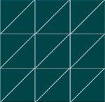 CORAL Malachite Triangle Mosaic