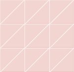 CORAL Rose Triangle Mosaic