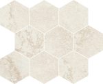 SAGA White Hex Mosaic